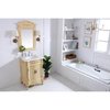 Elegant Decor 24 In. Single Bathroom Vanity Set In Light Antique Beige VF10124LT